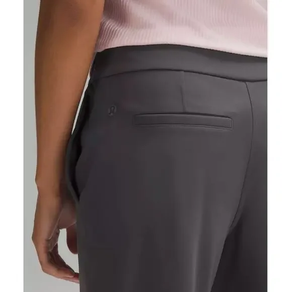 NEW Lululemon Tapered-Leg Mid-Rise Crop Pant XL Luxtreme Graphite Gray 25" insea - Picture 3 of 8